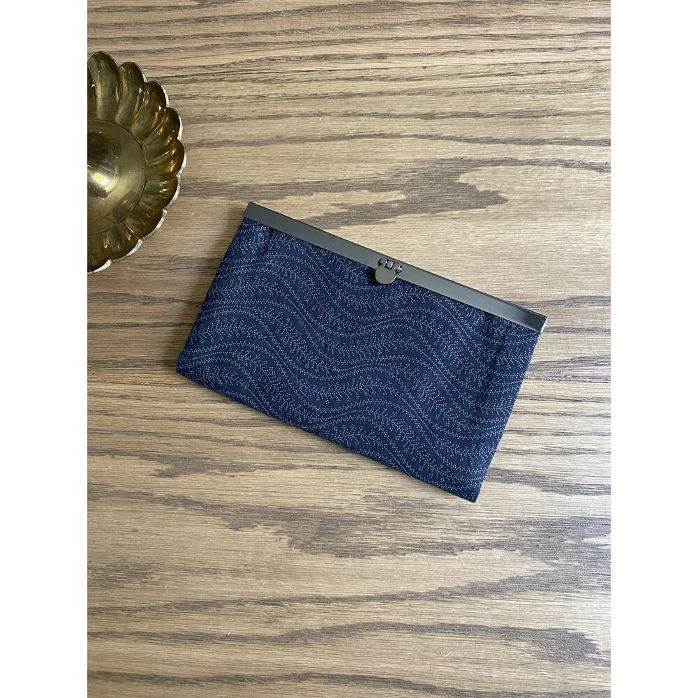 Handmade Cotton Fabric Women’s Bifold Wallet With Magnetic Clasp Made in USA